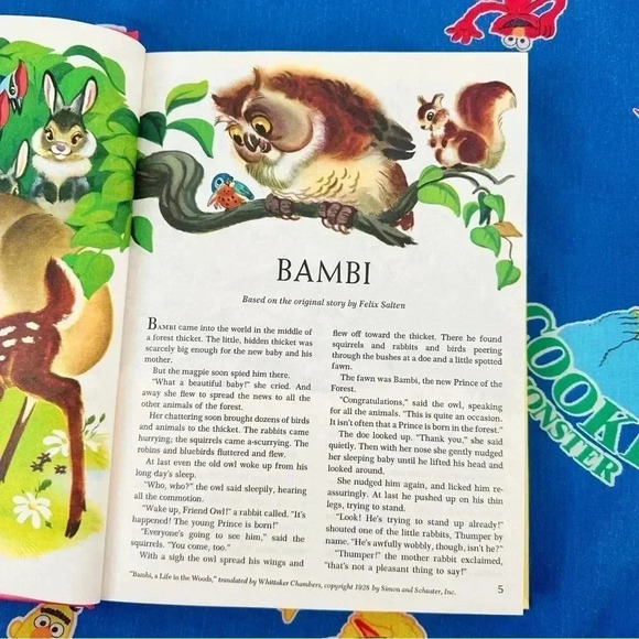 Vintage Walt Disney’s Story Land Golden Book of 55 Illustrated Stories - Picture 6 of 8